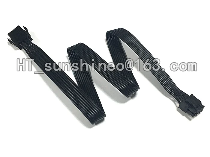 

New for ATX EPS CPU 8PIN Female to Male 4+4Pin 18AWG PSU Extension Power Ribbon Cable / Cord 18AWG wire 60CM Black