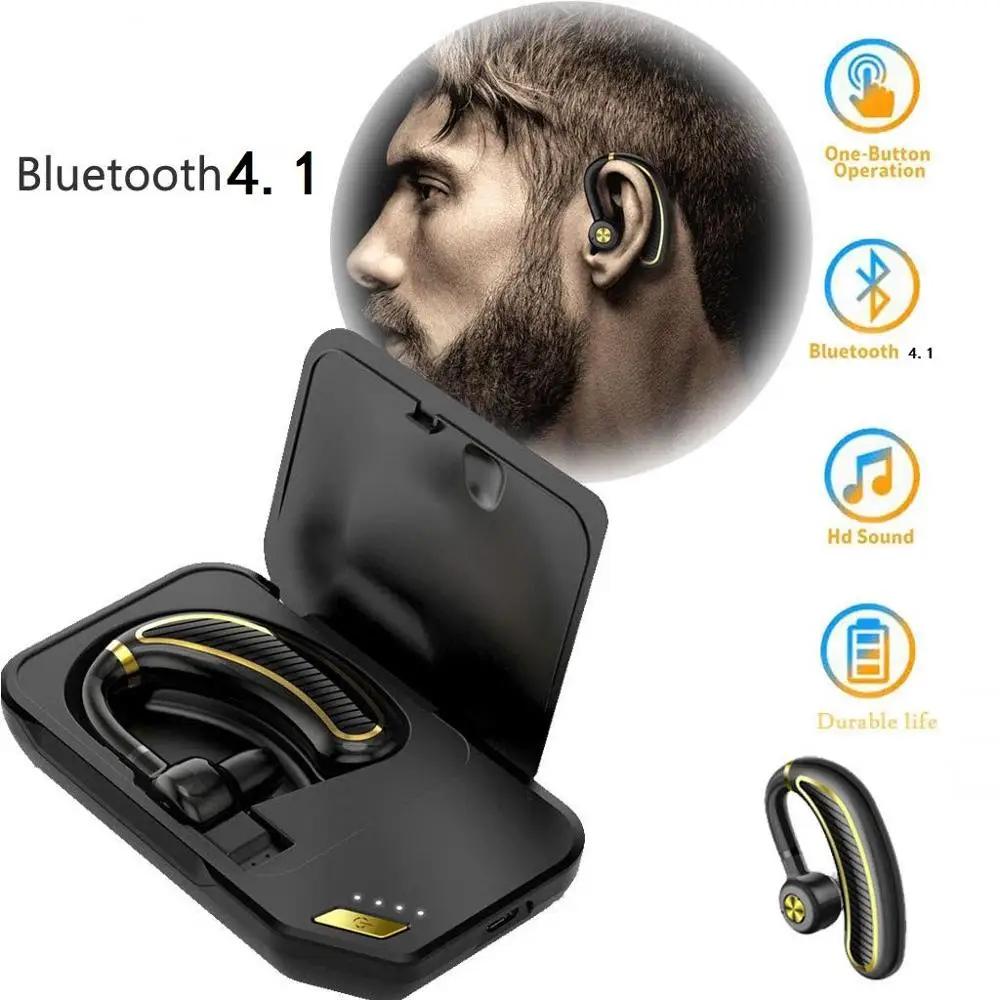 Беспроводные Bluetooth наушники с аккумулятором 300 мАч в режиме ожидания вкладыши