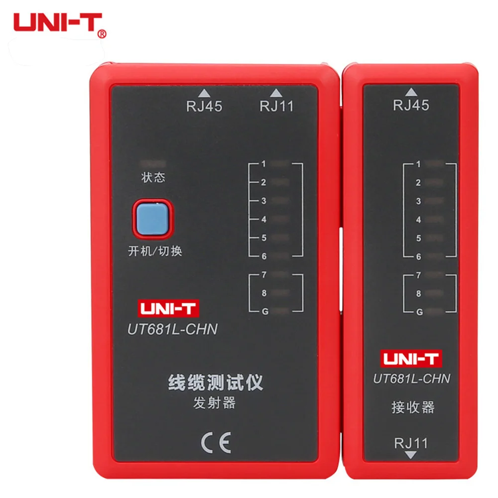 Профессиональный UNI T UT681L CHN кабель тестовая Машина провода тест er индикатор