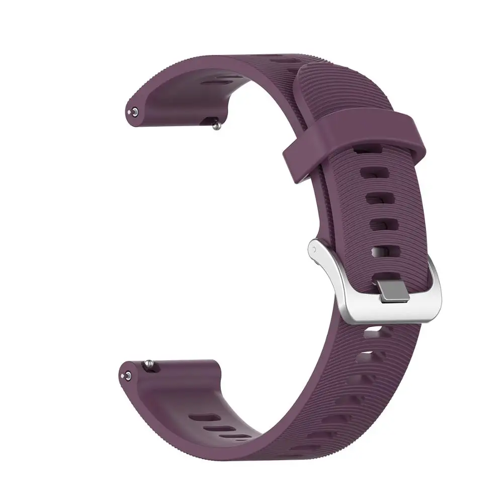 Сменный ремешок для часов Garmin Vivoactive 3 Vivomove HR силиконовый Forerunner 245/645 браслет