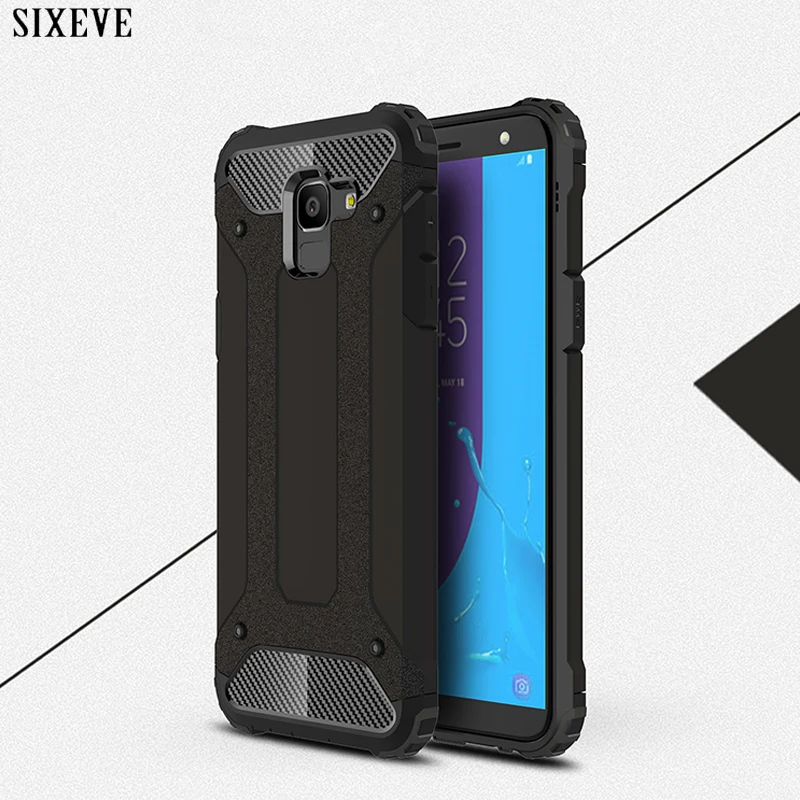 Армированный чехол для телефона для samsung Galaxy J7 Neo MAX J3 J5 Grand Prime J4 J6 A6 A8 плюс A3 A5 A7 жесткий чехол-накладка из поликарбоната и термополиуретана чехол-накладка