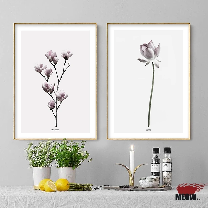 Serene Lotus плакаты настенные художественные принты Холст Картина гостиная