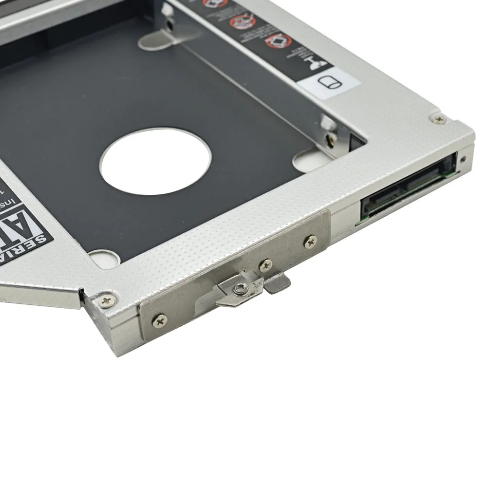 Алюминиевый корпус для 2-го жесткого диска 12 7 мм SATA 3 0 2 5 &quotSSD HDD HP Compaq 6530B 6535B 6730B 6730S