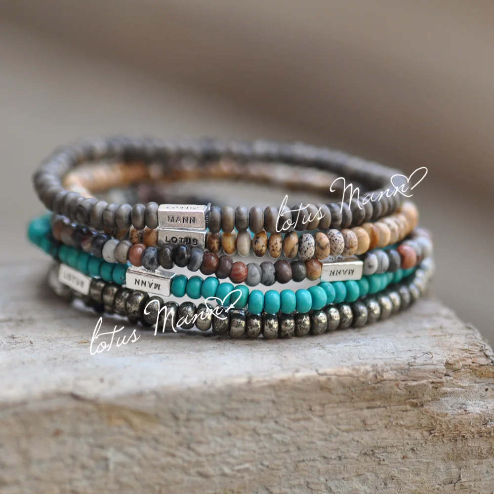 Lotus mann мужской браслет с бусинами 7|bead bracelet|bracelet braceletsmall bead bracelet |