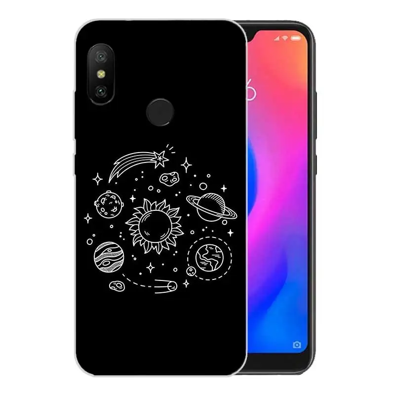 Комплексный силиконовый чехол с принтом формулы для Xiaomi Xiomi Redmi 4 4A 4X 5 5A Plus 6 Pro 6A S2