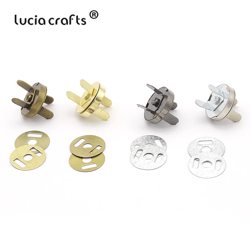 Магнитная пряжка Lucia crafts 5 компл./лот 14 мм/18 мм металлические кнопки застежки