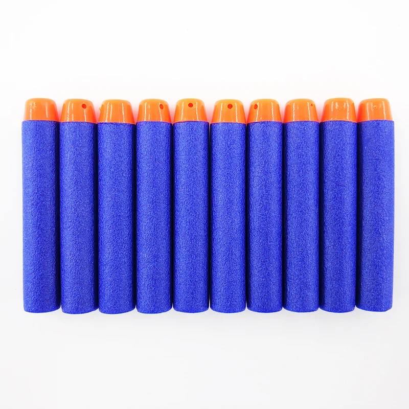 50 шт. полые пенные мягкие пули с отверстием игрушечные дротики для Nerf запасные