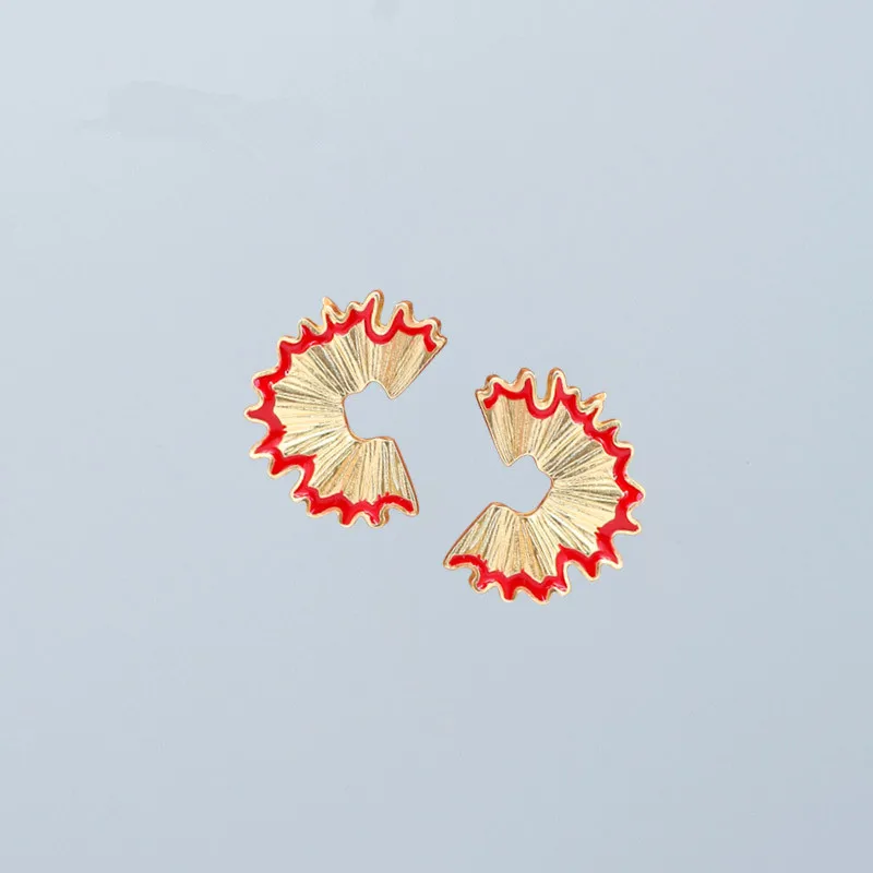 EM032 серьги-гвоздики в форме цветка крупные маленькие серьги для женщин