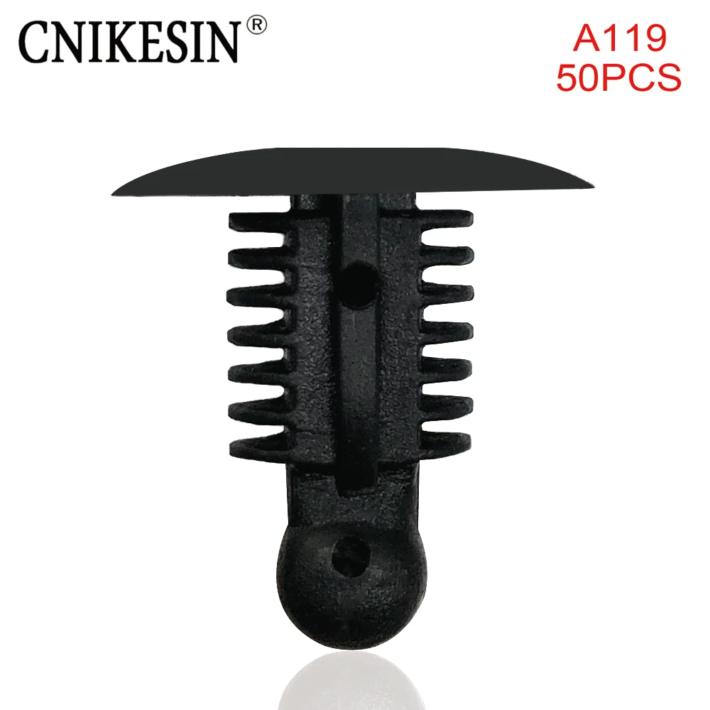 CNIKESIN 50 шт. A119 9 мм отверстие автомобиль нейлоновые зажимы крепежа крыше