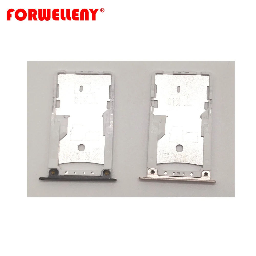 

For xiaomi redmi 4x Micro Sim Card Holder Slot Tray Replacement Adapters, Black, gold