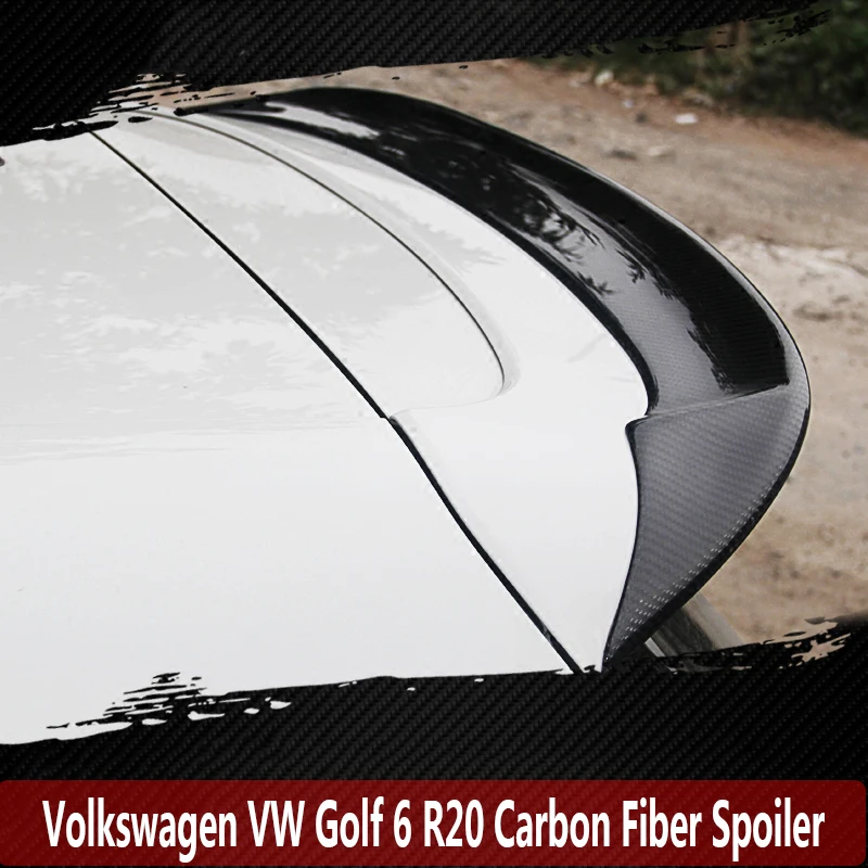 Для Volkswagen VW Golf 6 R20 2010-2013 задний спойлер на крыльях багажники спойлеры крыльев из