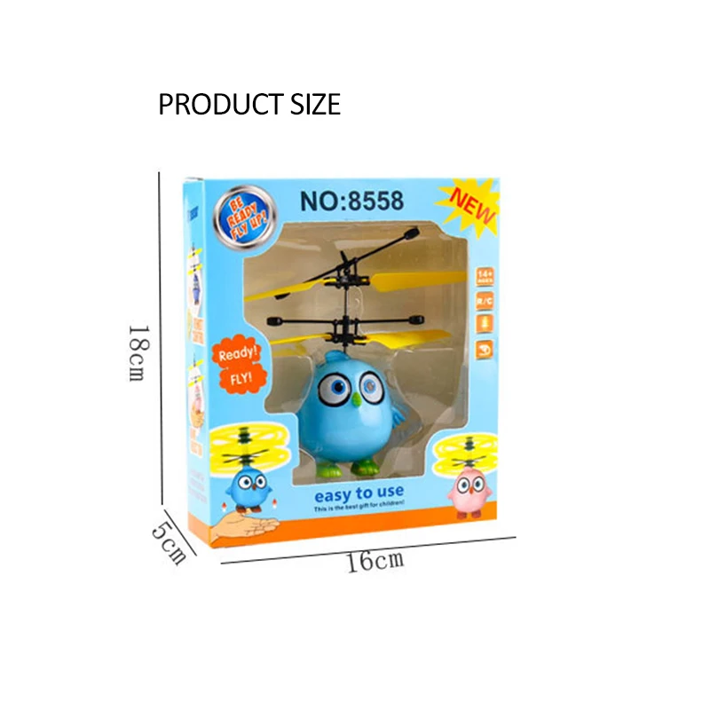 Светящиеся летающие Angry Bird рождественские новогодние игрушки для детей крылья