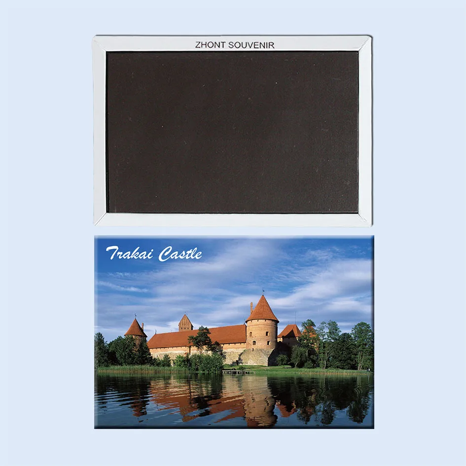 

Lithuania_Trakai_Castle Fridge Magnets 22068,Quality Souvenirs for Tourist Attraction,Gift Store customized