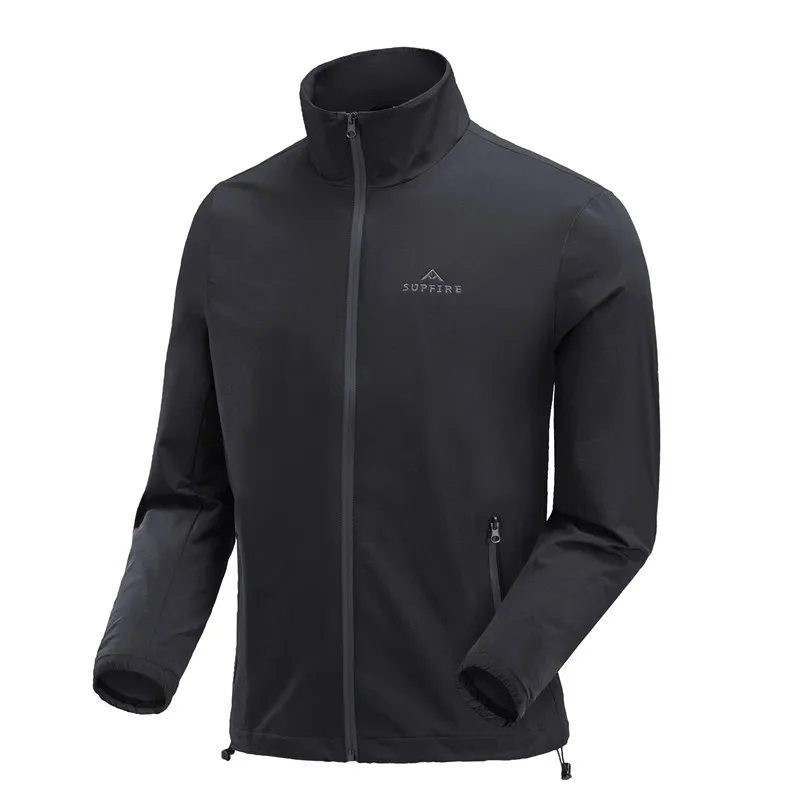 Supfire Hiking Jacket Men Camping Cycling Fishing Tactical Softshell Quick Dry Waterproof Windproof Male Sports Coat C033 |