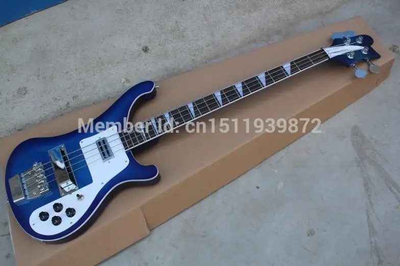 Бесплатная доставка best бренд классический баз гитара RICKEDBACKER синий оригинальные