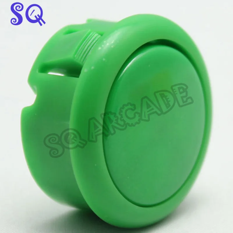 100 шт. Бесплатная доставка 28 мм круглый пластиковый переключатель аркадная