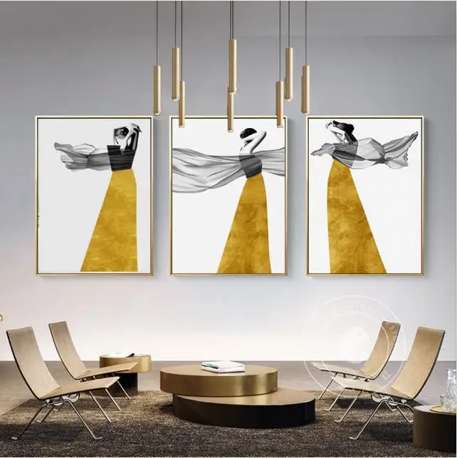 

Бесплатная доставка элегантные женские настенные картины для дома/без рамки рисунок холст картина для украшения