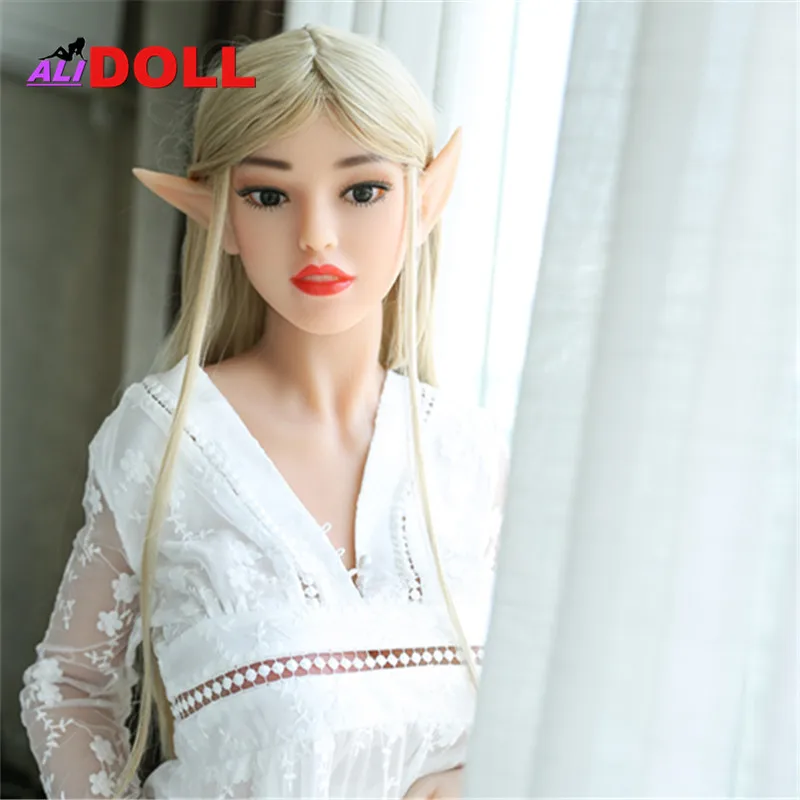 Самые красивые 168 см и Fairy Elf реальные силиконовые секс куклы с металлическим