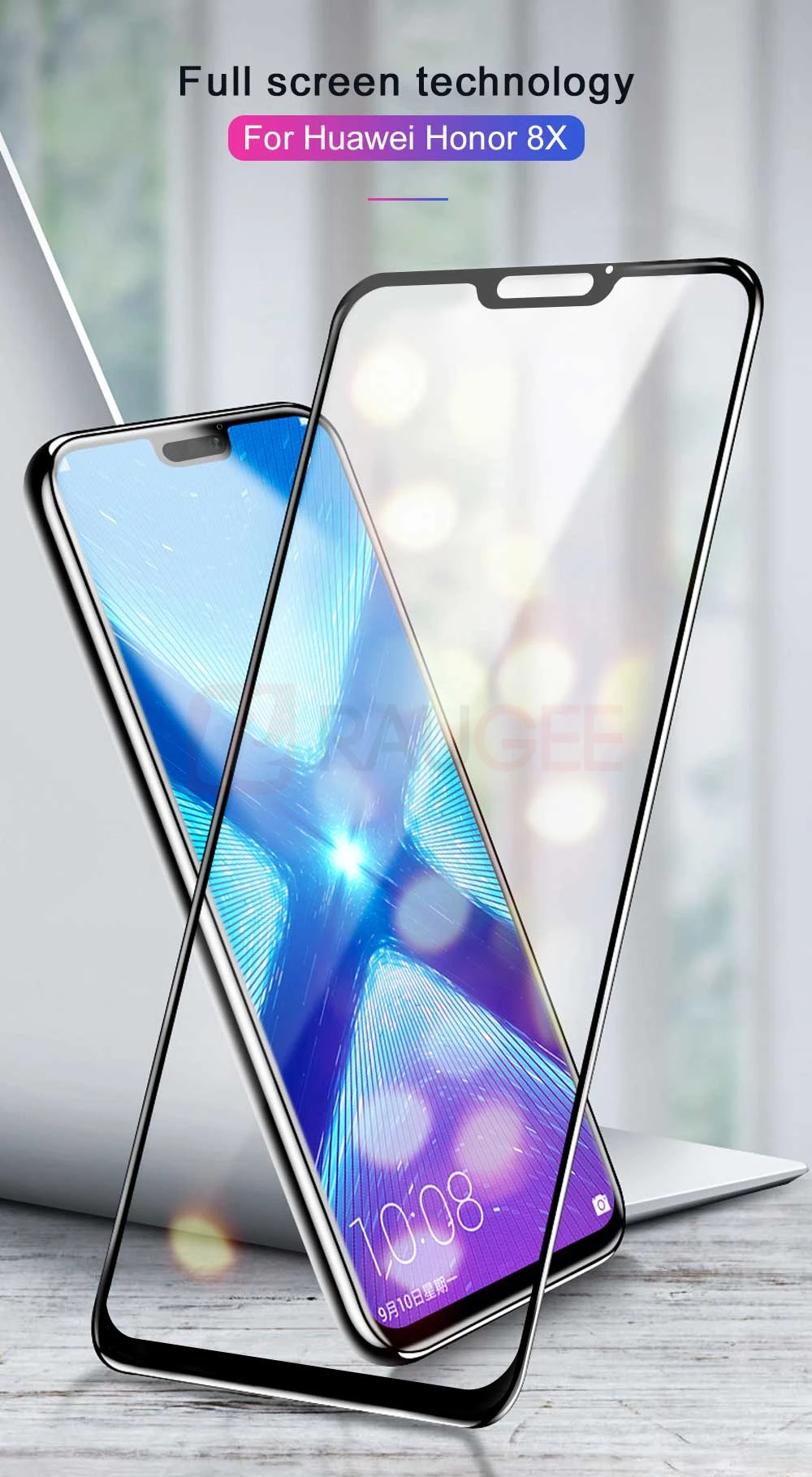 Для huawei Honor 8X закаленное стекло 2.5D 9H полное покрытие экрана протектор для huawei Honor 8X стекло Honor8X стеклянная пленка