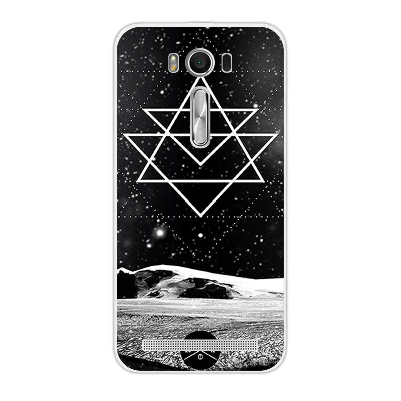 for Coque ASUS ZenFone 2 Laser ZE500KL Soft Silicon Case Luxury Back Cover Fundas Asus 5.0&quot Moon Phone |