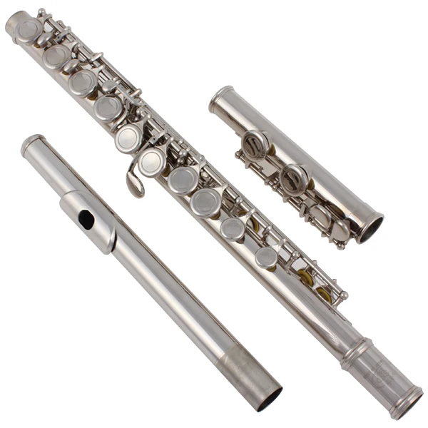 Тон C LADE с серебряным покрытием 16 закрытые отверстия CKey флейта