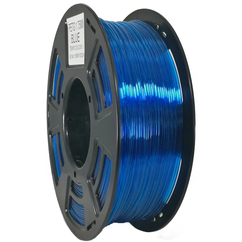 Blue 3d принтер PETG Филамент PLA пластик 1,75 мм 1 кг/рулон для 1,75 мм 1 кг пластиковый резиновый расходный материал MK8 экструдер набор Prusa I3 - Цвет: Blue