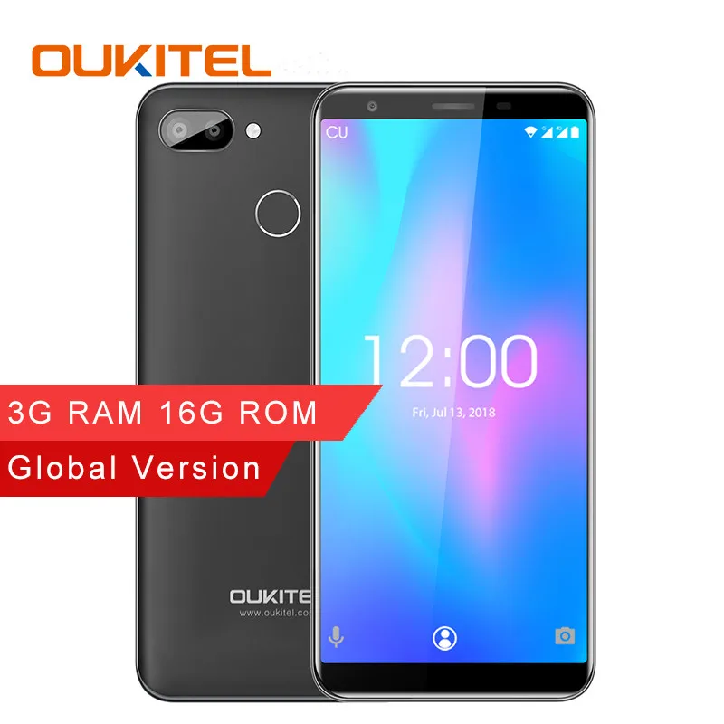 OUKITEL C11 Pro 5 дюймов Android 8 1 WCDMA мобильный телефон MTK6739 четырехъядерный 3G ram + 16G rom Две
