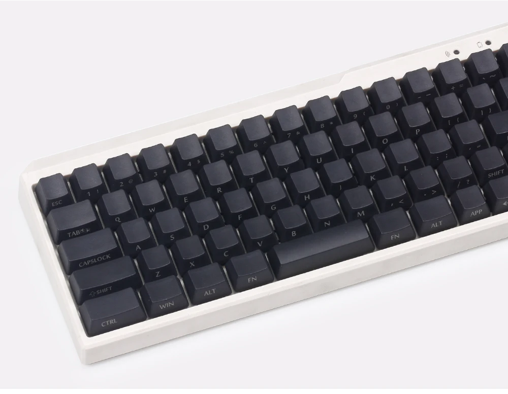 Черная PBT пустая белая серая механическая клавиатура filco minila воздушная Толстая PBT белая боковая печать keycap cherry mx OEM blac 3u sapcebar