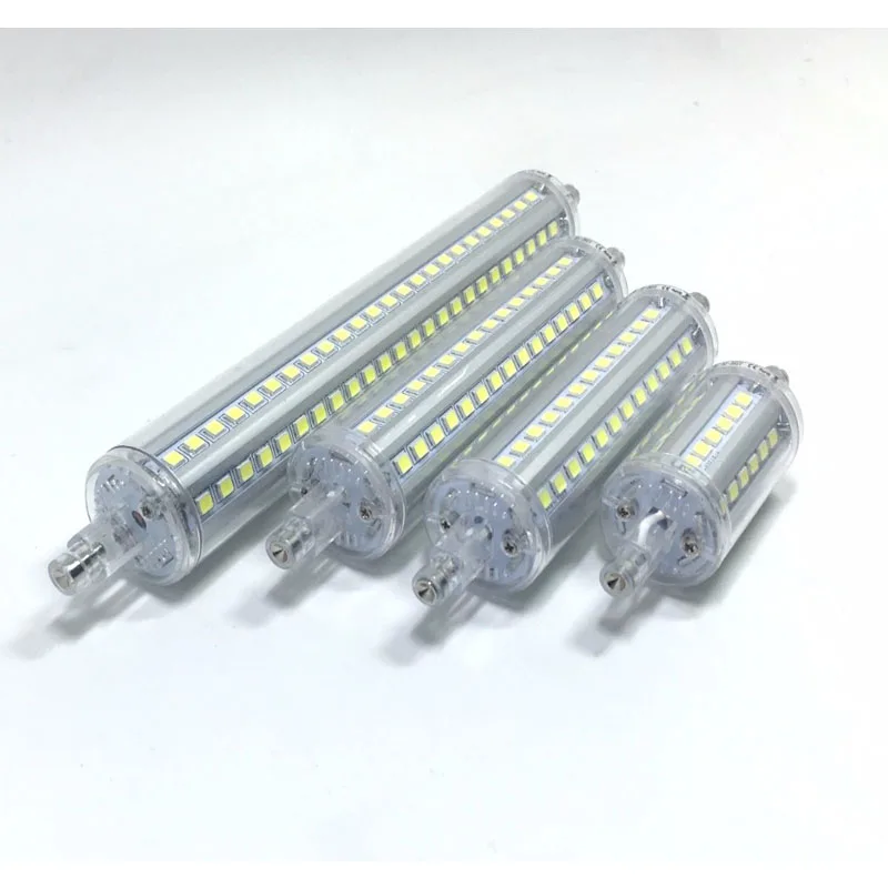 50 шт./лот с регулируемой яркостью 10 Вт led R7S Свет 118 мм 360 градусов SMD2835 j118мм лампа