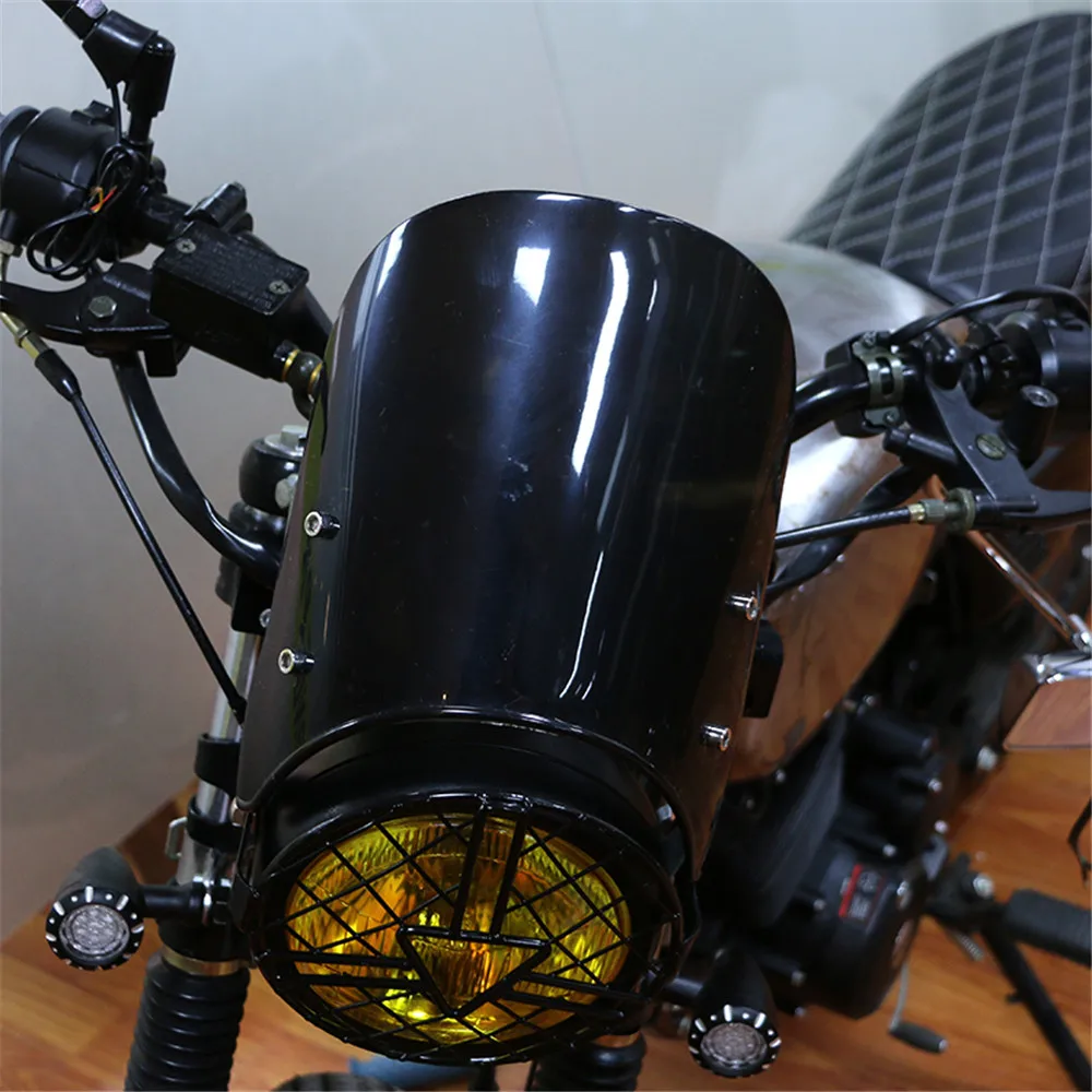 Для SUZUKI VX 800SV 650GS 500EGSF 600N 1200N BANDIT универсальные костюмы Pare-Brise 7 круглые фары лобовое стекло мотоцикла (art.: 3920cd3119002) - 3920cd3119002