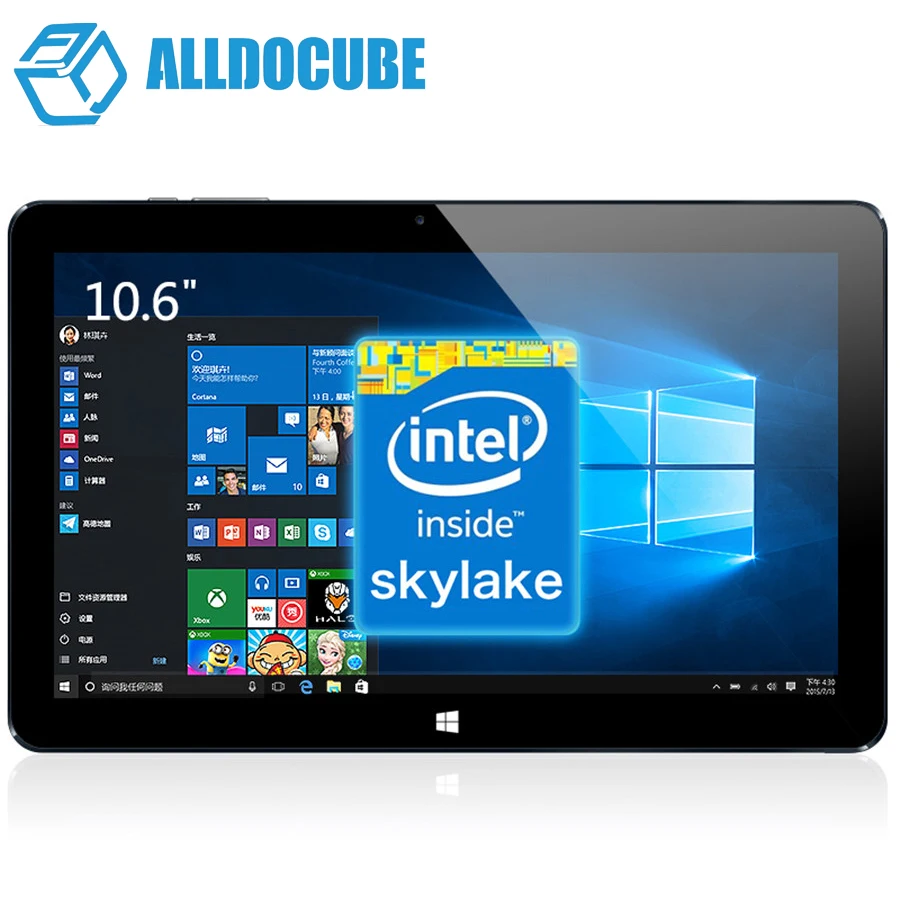 Оригинальный CUBE i7 Book Windows 10 Tablet PC 6 ''ips 1920x1080 Intel Core M3-6Y30 (Skylake) Dual 4 ГБ/64 ГБ камера