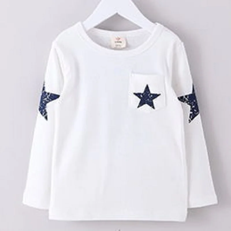 Детская Хлопковая футболка с длинным рукавом на возраст 90 100 гг.|child tee shirt|baby boy