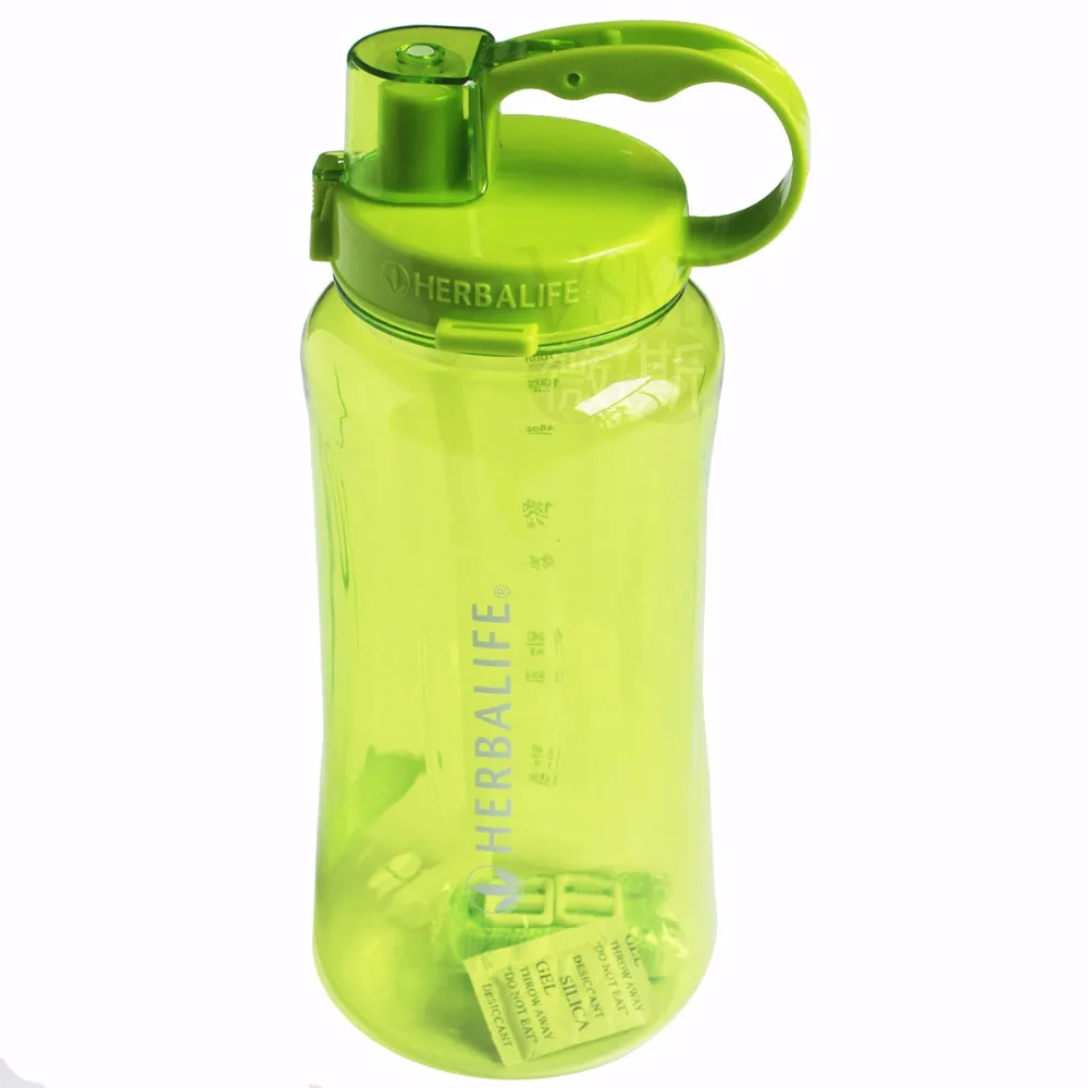 1L/2L черная большая бутылка для воды 1000 мл/2000 мл Модная Портативная Herbalife Nutrition Custom