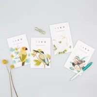30pcs spring bird sing style card multi use as scrapbooking party invitation diy decoration gift card message card postcard