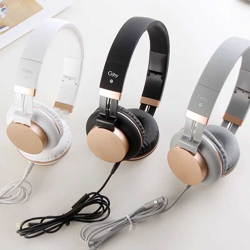 Милые карамельные проводные наушники для детей 3 5 мм Музыкальная гарнитура с