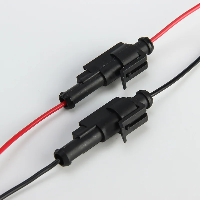 1P1.5 series HID plug 1 hole car waterproof connector male and female socket cable | Обустройство дома