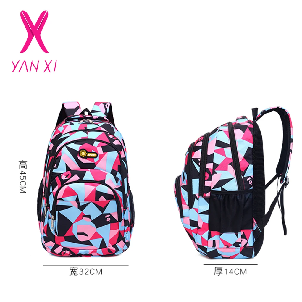 YANXI 2018 модный новый рюкзак для подростков девочек и мальчиков школьный с