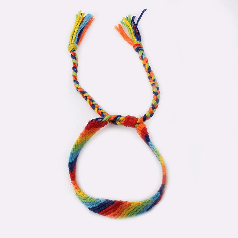 Плетеные браслеты ручной работы в бразильском стиле Бохо для женщин хлопковая