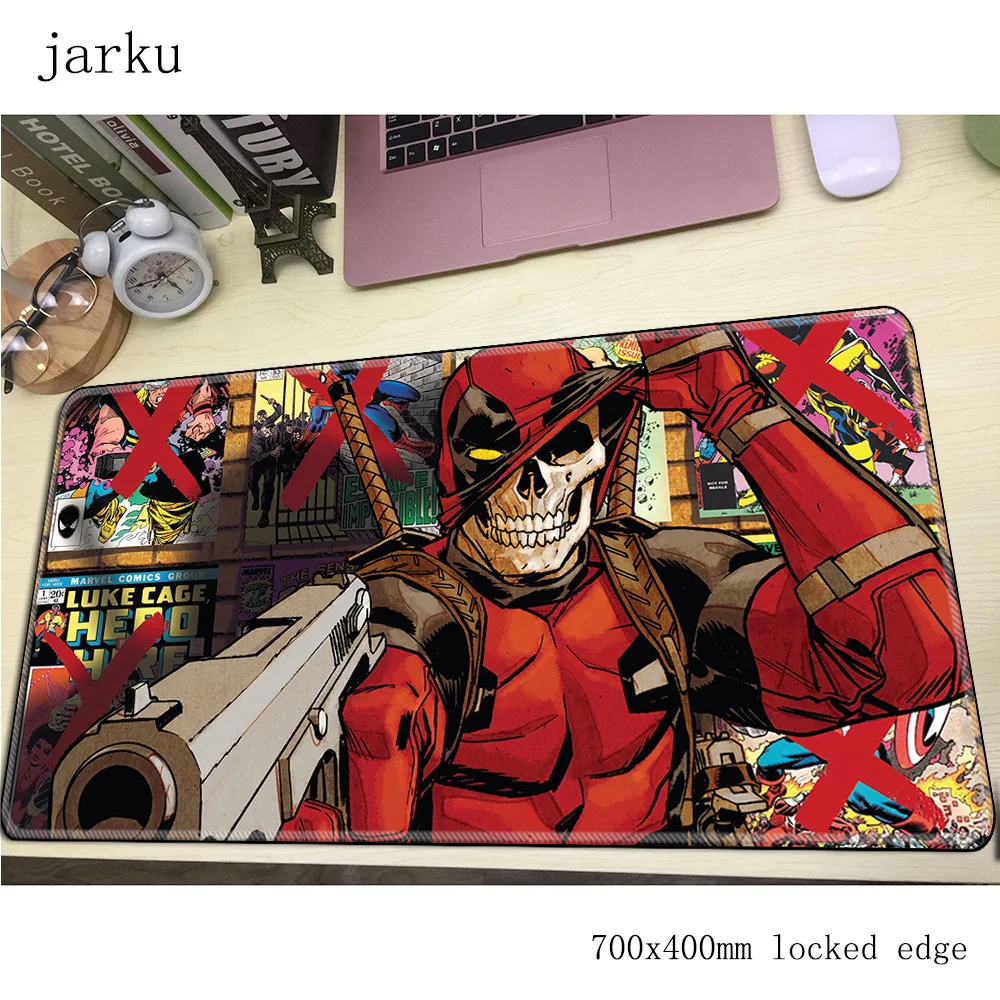 Фильма Дэдпул Рубашки коврик для игровой мыши 700x400X3MM массового узор гель