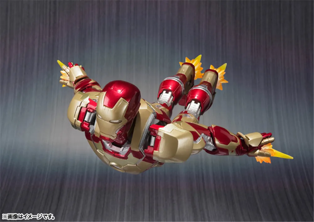SH Figuarts Железный человек Марка 42 с диван ПВХ фигурка коллекционные модели игрушки