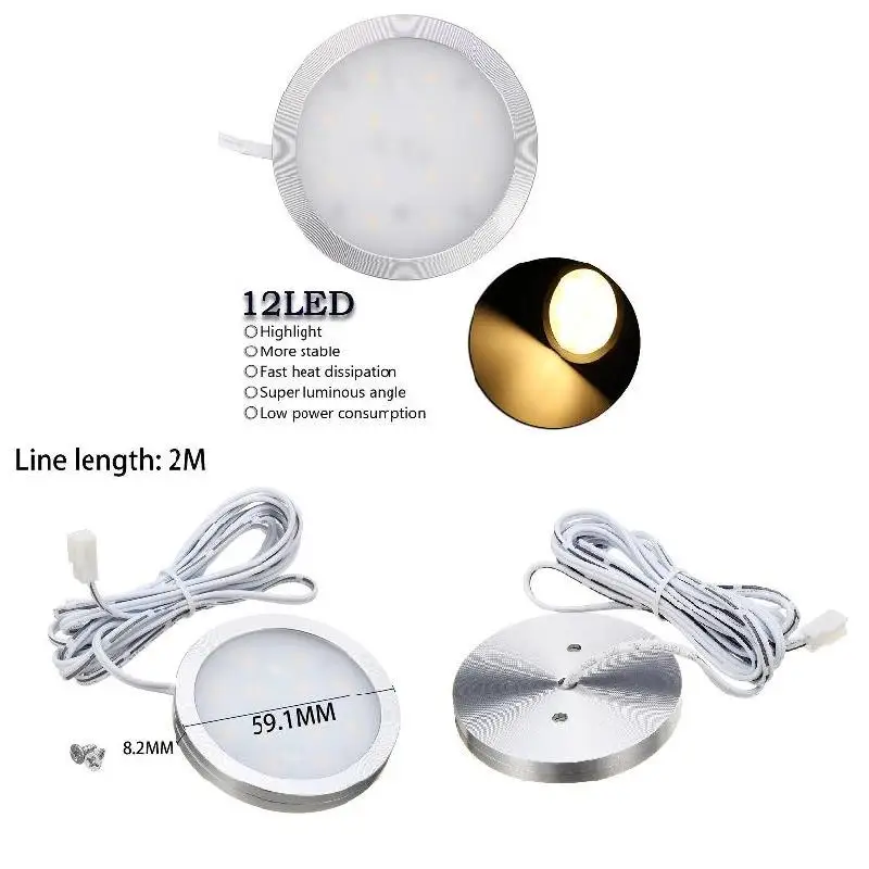 2018 12V Светодиодный светильник RV Кемпер трейлер лодка потолочный крыши витрина