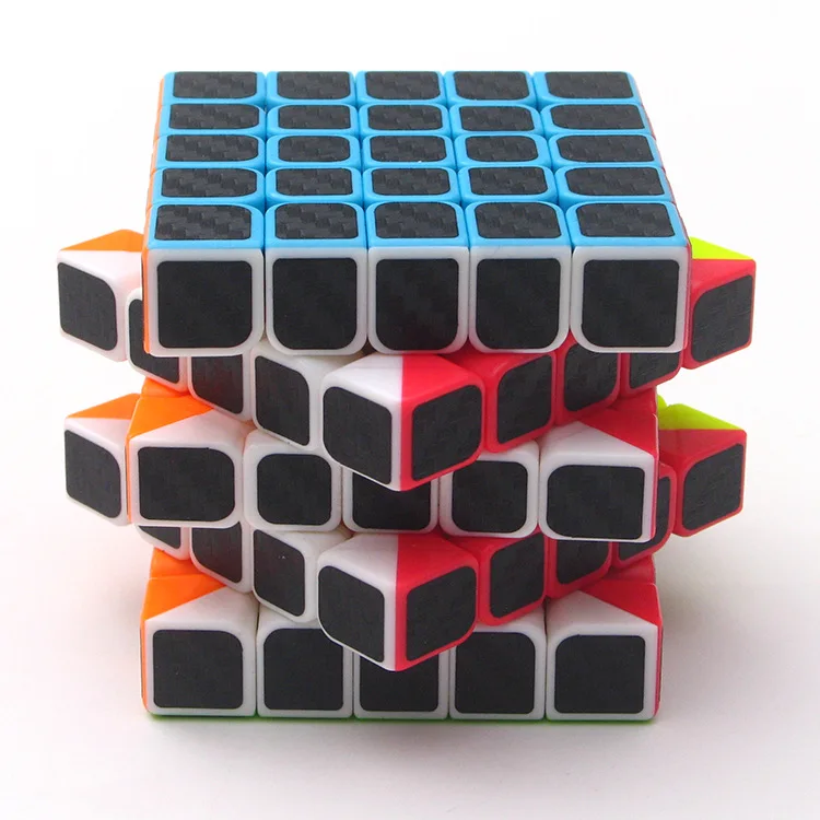 D-FantiX Z куб из углеродного волокна наклейка 5x5 магический 5x5x5 скоростной
