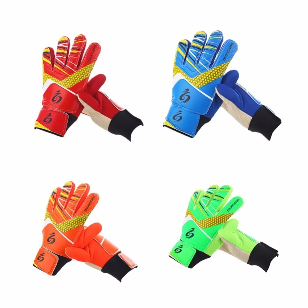 Детские футбольные вратарские перчатки guantes de portero для детей 5-16 лет, мягкие вратарские перчатки, Размер 5/6/7