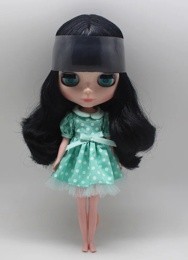 Наряды для Blyth doll, платье в горошек, милый комбинезон для 1/6, azone BJD pullip licca