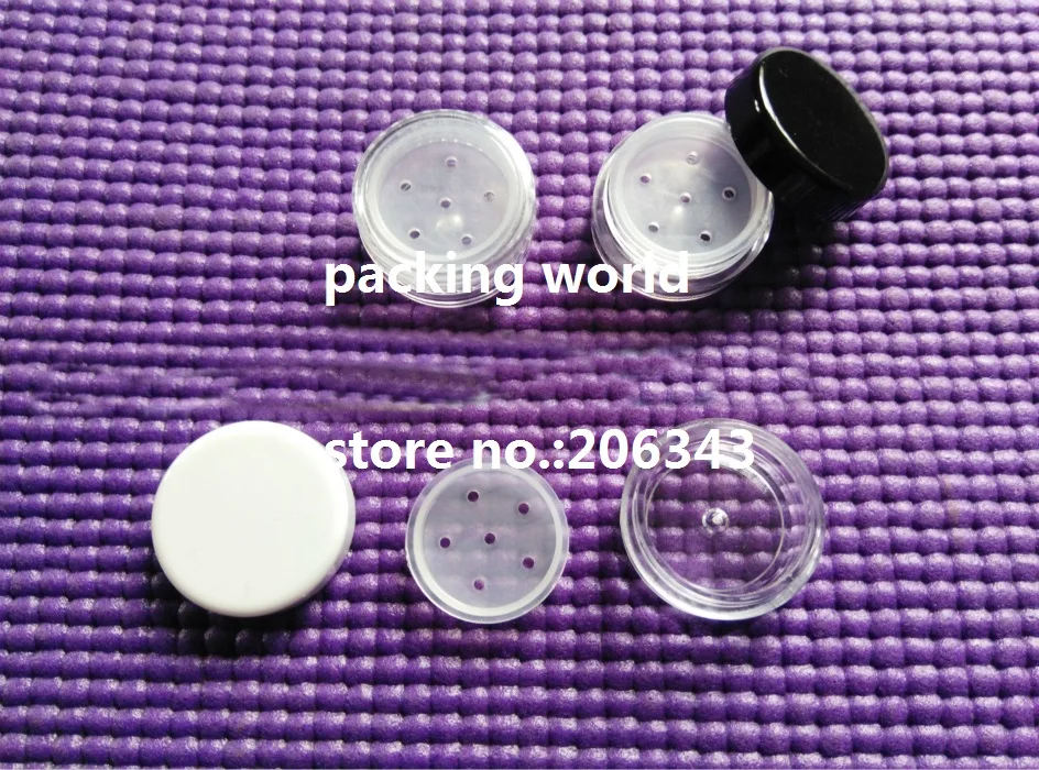 1 г многоцветный чехол для порошка с ситом контейнер косметики теней силовой |