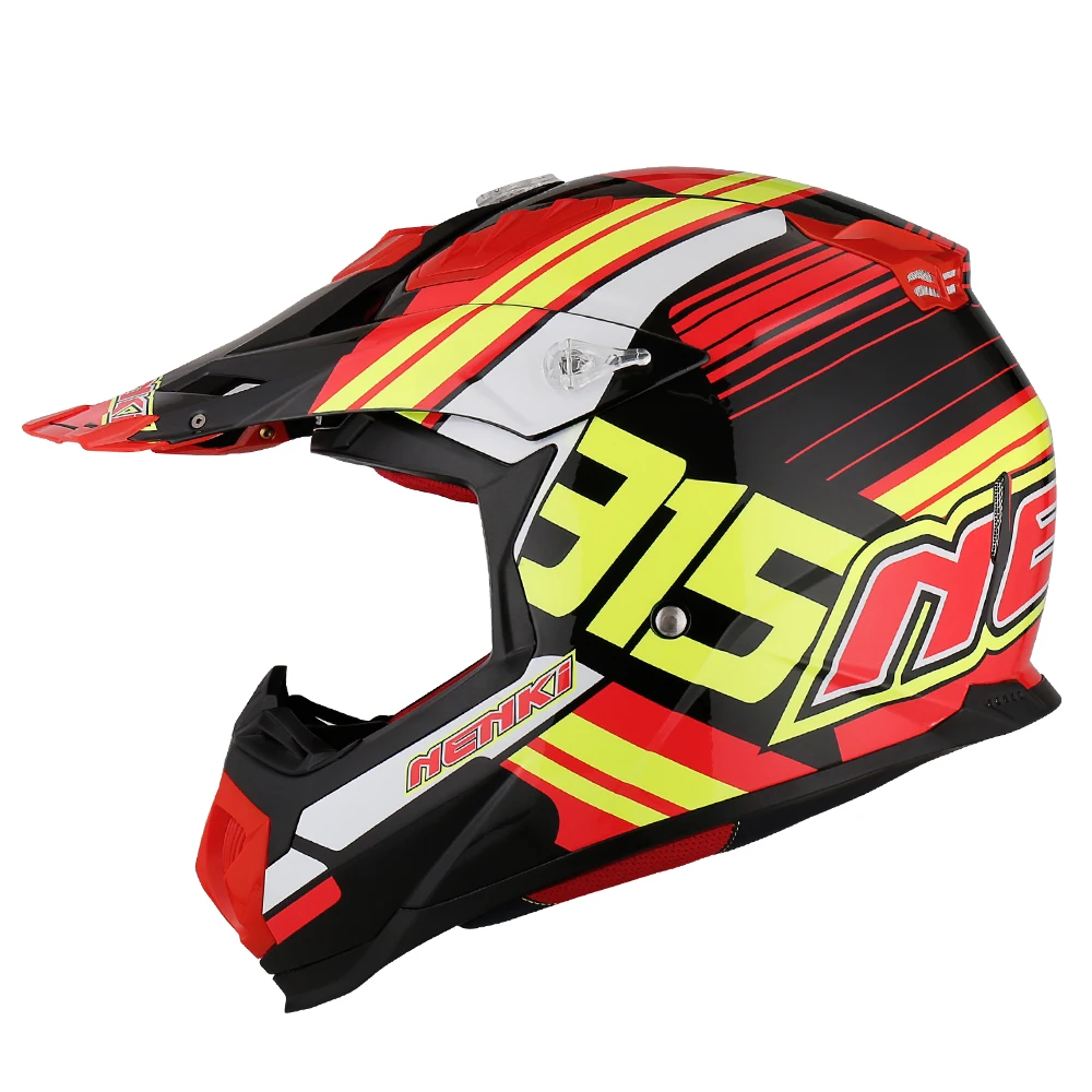 NENKI Motocross Full Face Helmet Extreme Sports Motorcycle ATV Dirt Bike MX BMX DH MTB Racing Professional Competition | Автомобили и