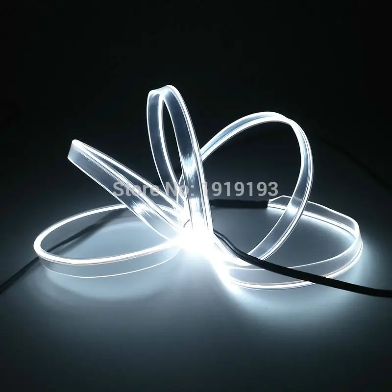Светодиодная лента 2 3 мм для украшения автомобиля 1 5 м с аккумулятором А|neon light|rope