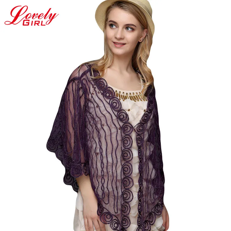 Женская накидка с коротким рукавом кружевное болеро 5 видов цветов европейский