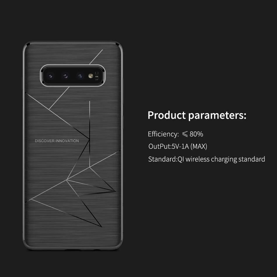 Для samsung Galaxy S10 S10 плюс Чехол для телефона NILLKIN Магнитный Qi Беспроводной Зарядное устройство зарядки приемник задняя крышка чехол для Galaxy S10 S10