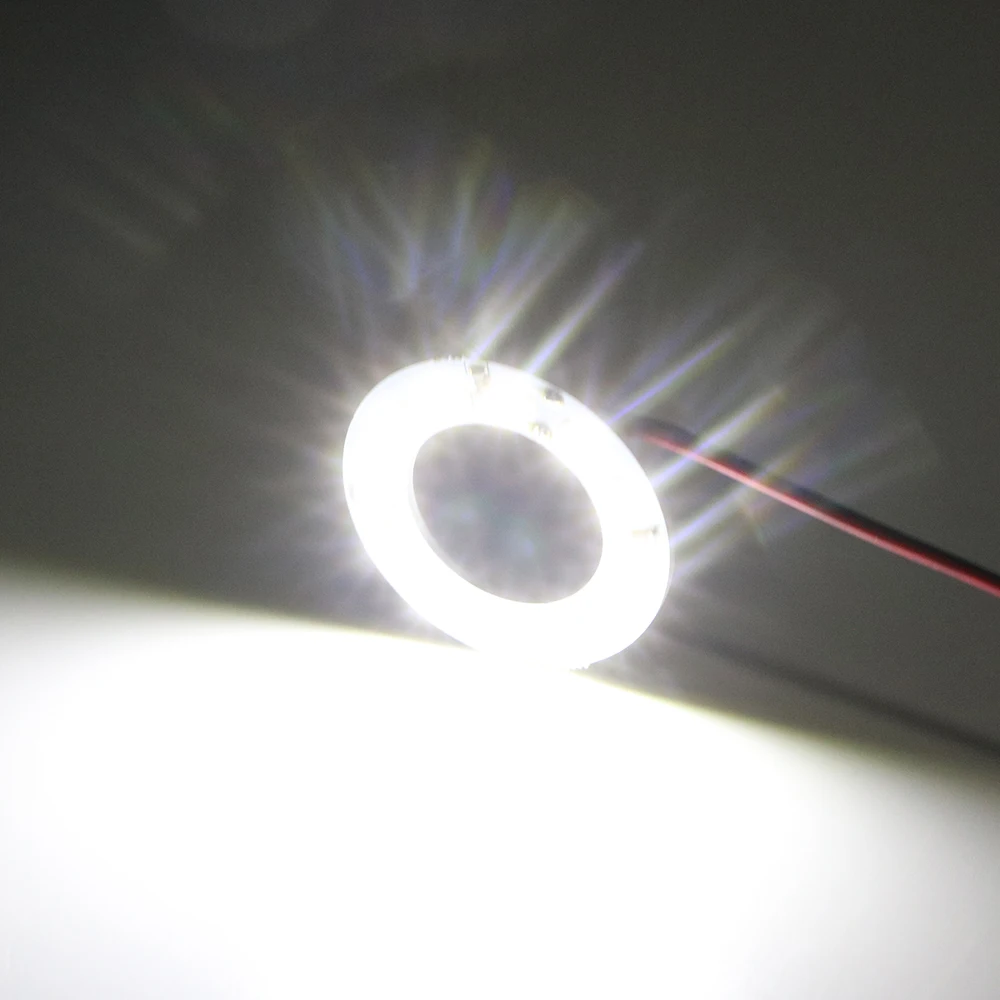 2 шт./компл. Ангел глаз Светодиодный дневной светильник автомобилей головной 40 мм